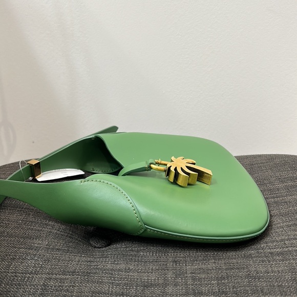 NWT Palm Angels Palm Tree Leather Hobo Bag - Picture 10 of 12